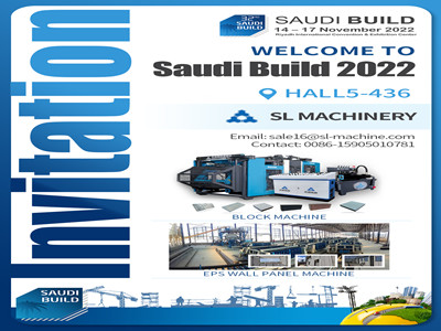 Selamat datang ke Saudi Build 2022 HALL 5-436, SL Machinery