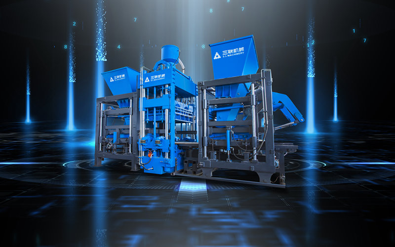 Aplikasi penuh teknologi servo, Mesin pembuatan bata SL Machinery untuk menggalakkan peningkatan industri